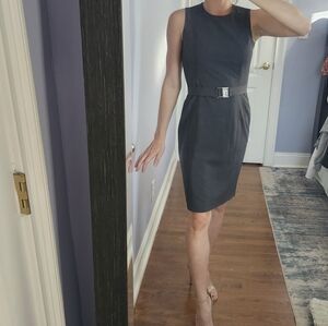 Calvin Klein Charcoal Business Dress
